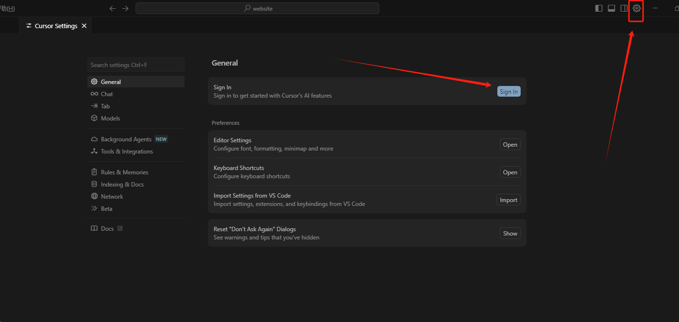 download cursor